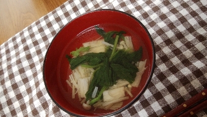 ほうれん草のごま和え等は食べなかった3歳の息子も、このおすましは全部食べました♪ご馳走様でした！