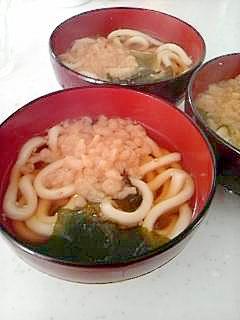 わんこ天かすうどん！