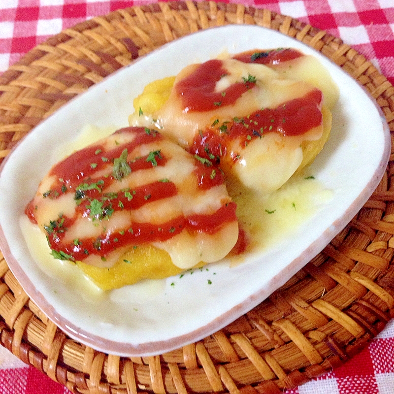 ピザ風にチキンナゲット♡