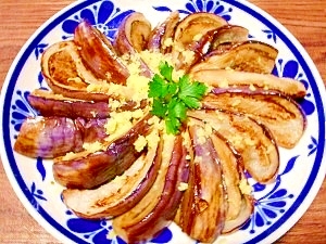 焼き茄子☆生姜醤油