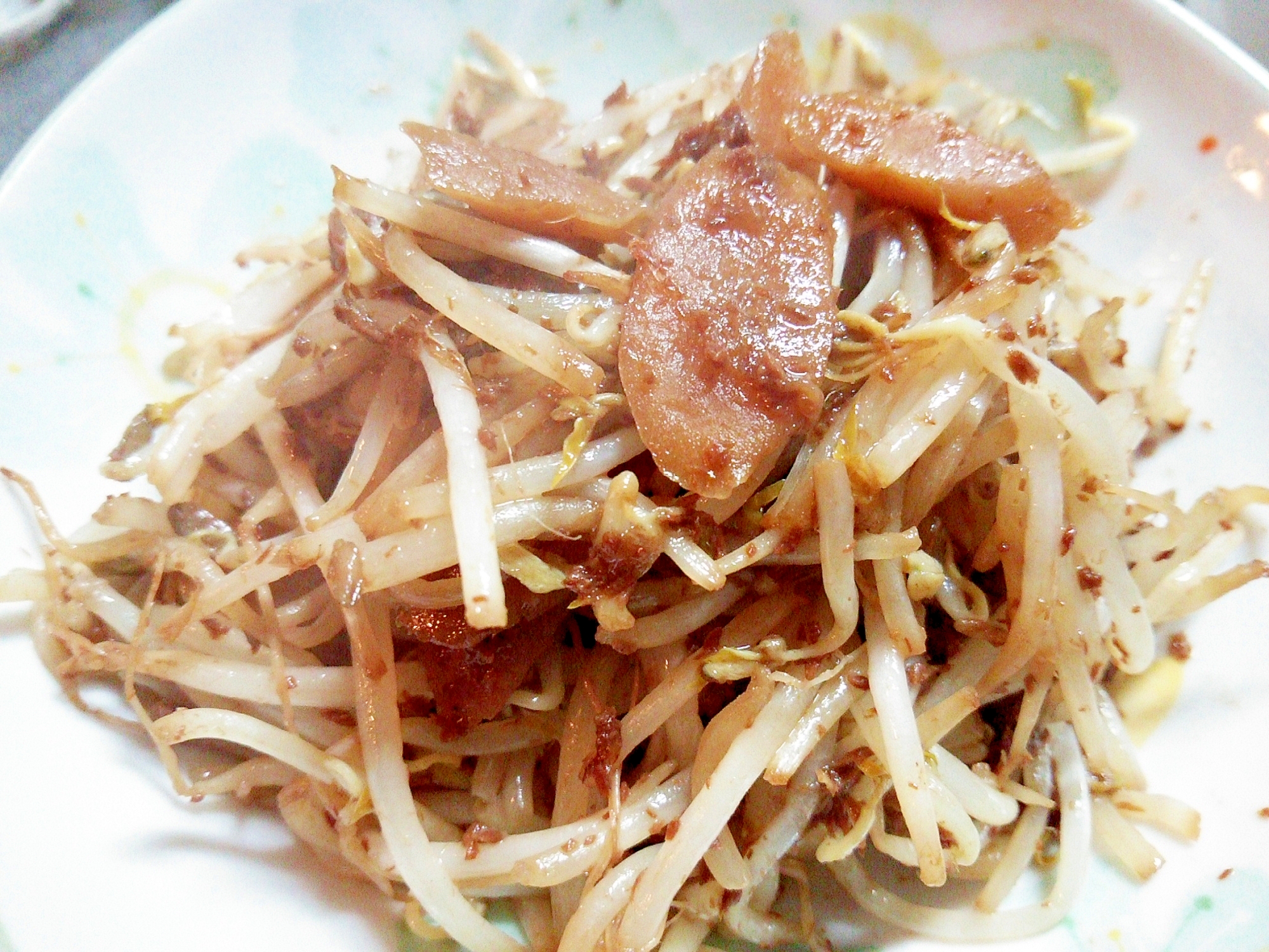 もやしの牛肉しぐれ炒め!