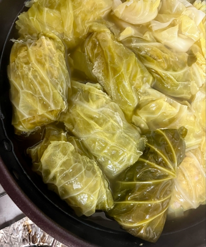 豚ひき肉で作る⟡.·コンソメロールキャベツ