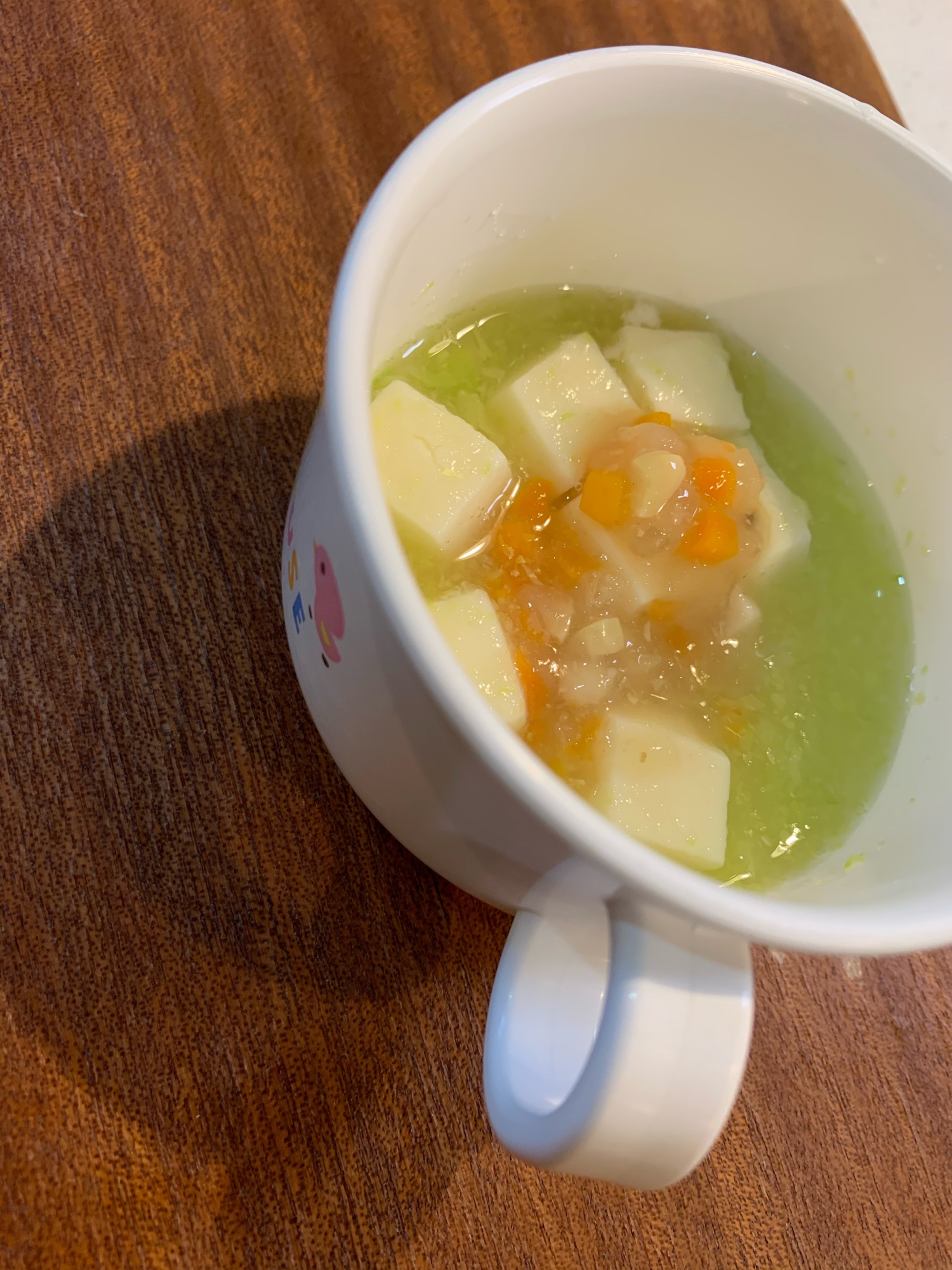 離乳食中期☆キャベツの豆腐スープ