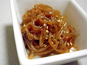 簡単♪糸こんにゃくのごま油炒め♪