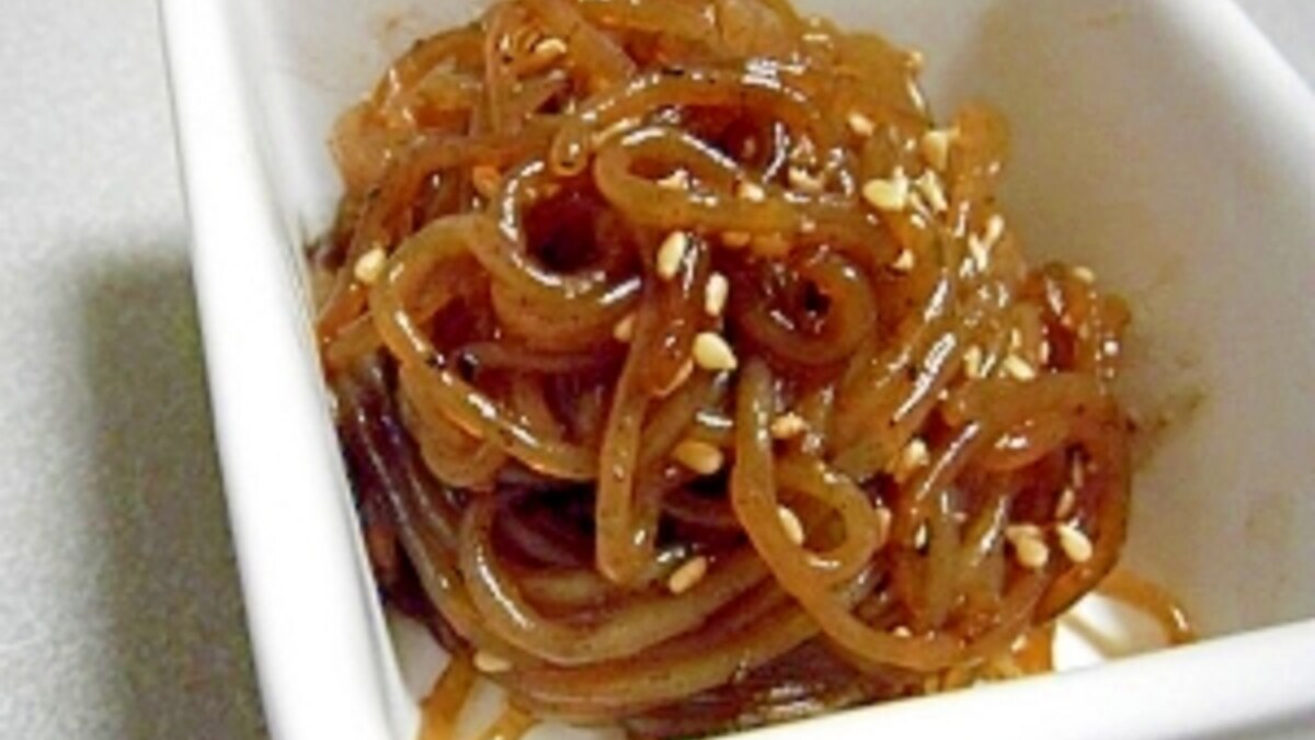 簡単 糸こんにゃくのごま油炒め レシピ 作り方 By すぴかか 楽天レシピ 簡単 糸こんにゃくのごま油炒め レシピ 作り方 By すぴかか 楽天レシピ