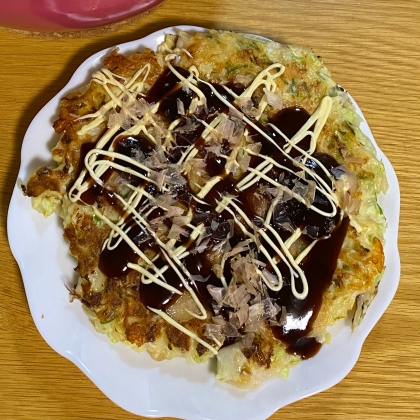 餅キムチーズ♥豚のモダン焼き⭐