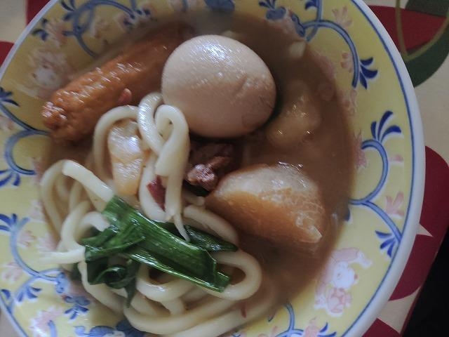 おでん残り汁うどん