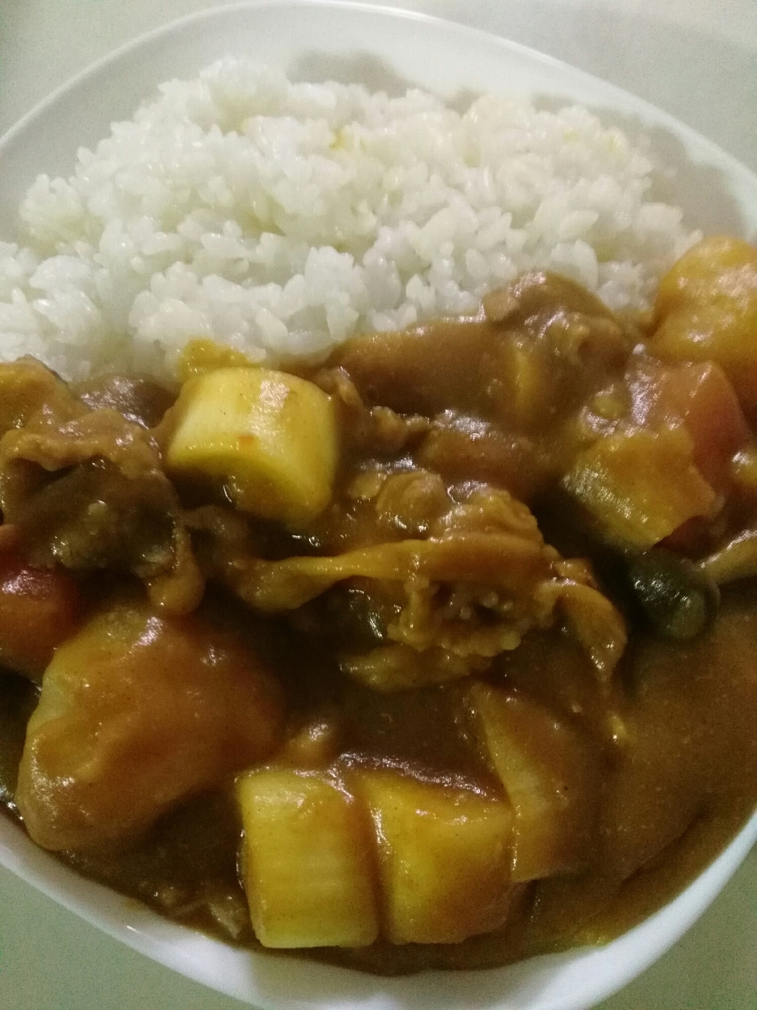 市販ルウで♪和風じゃがいもカレー