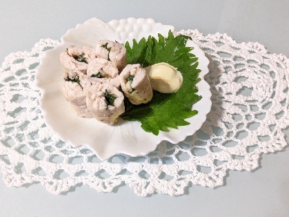 しそチーズ入りささみ巻き レンジ蒸し レシピ 作り方 By メリッコ 楽天レシピ