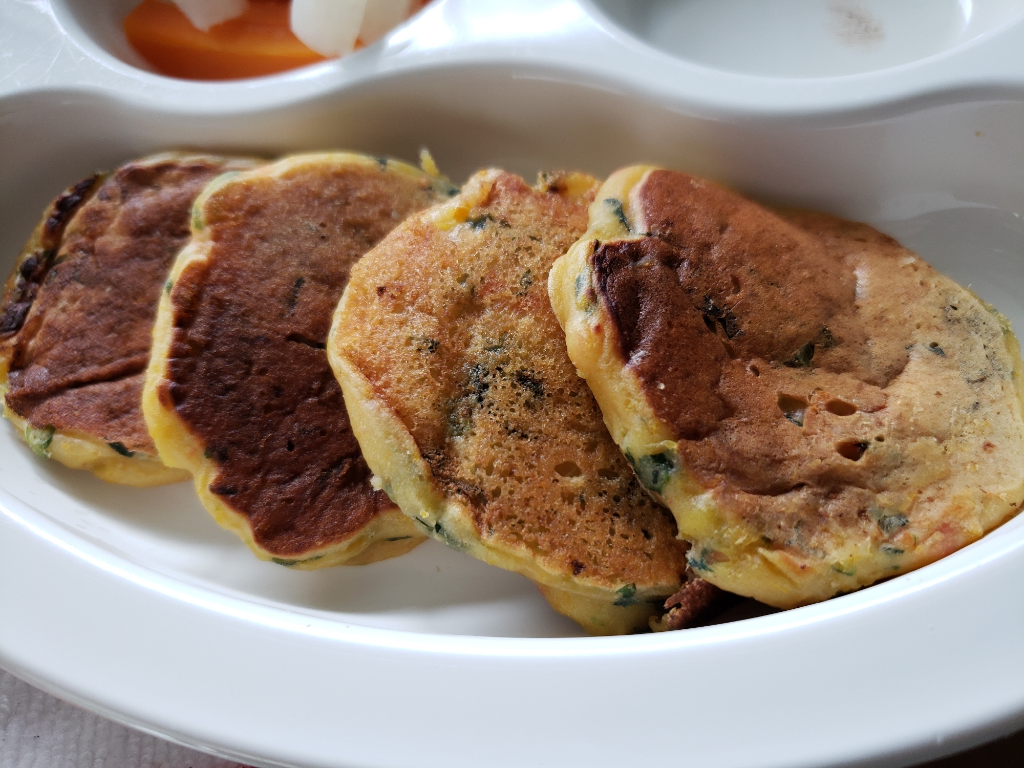 離乳食 後期 砂糖なし！お芋のパンケーキ