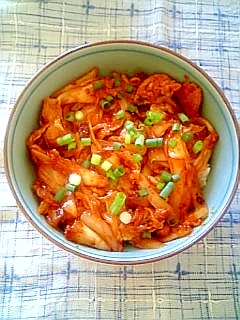 簡単美味しい☆豚キムチ丼☆