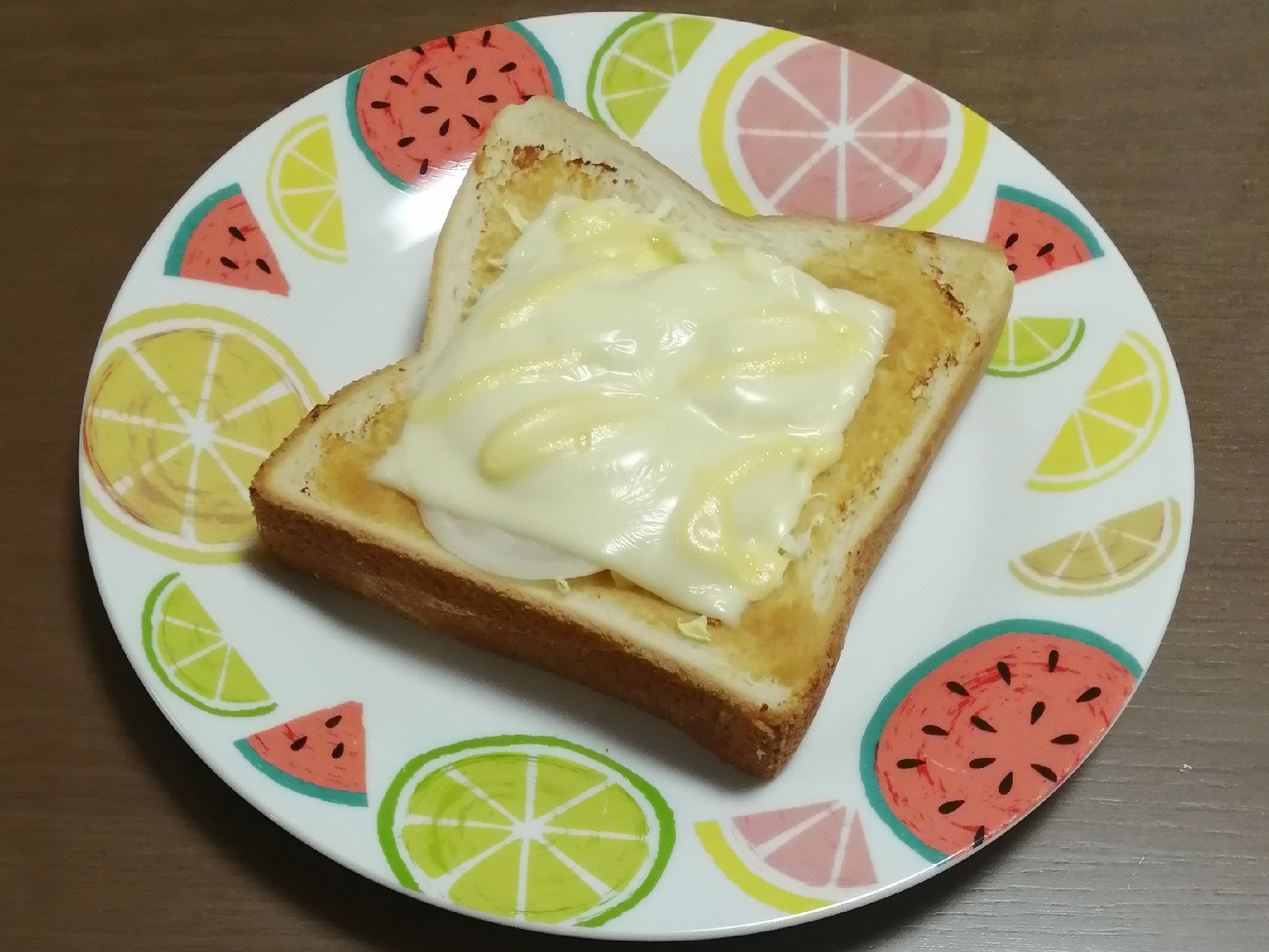 キャベ玉味噌トースト