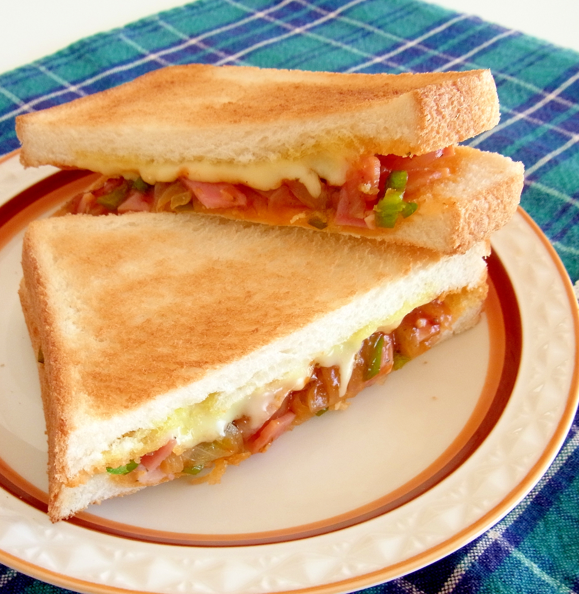 ピザトーストサンド レシピ 作り方 By メリッコ 楽天レシピ