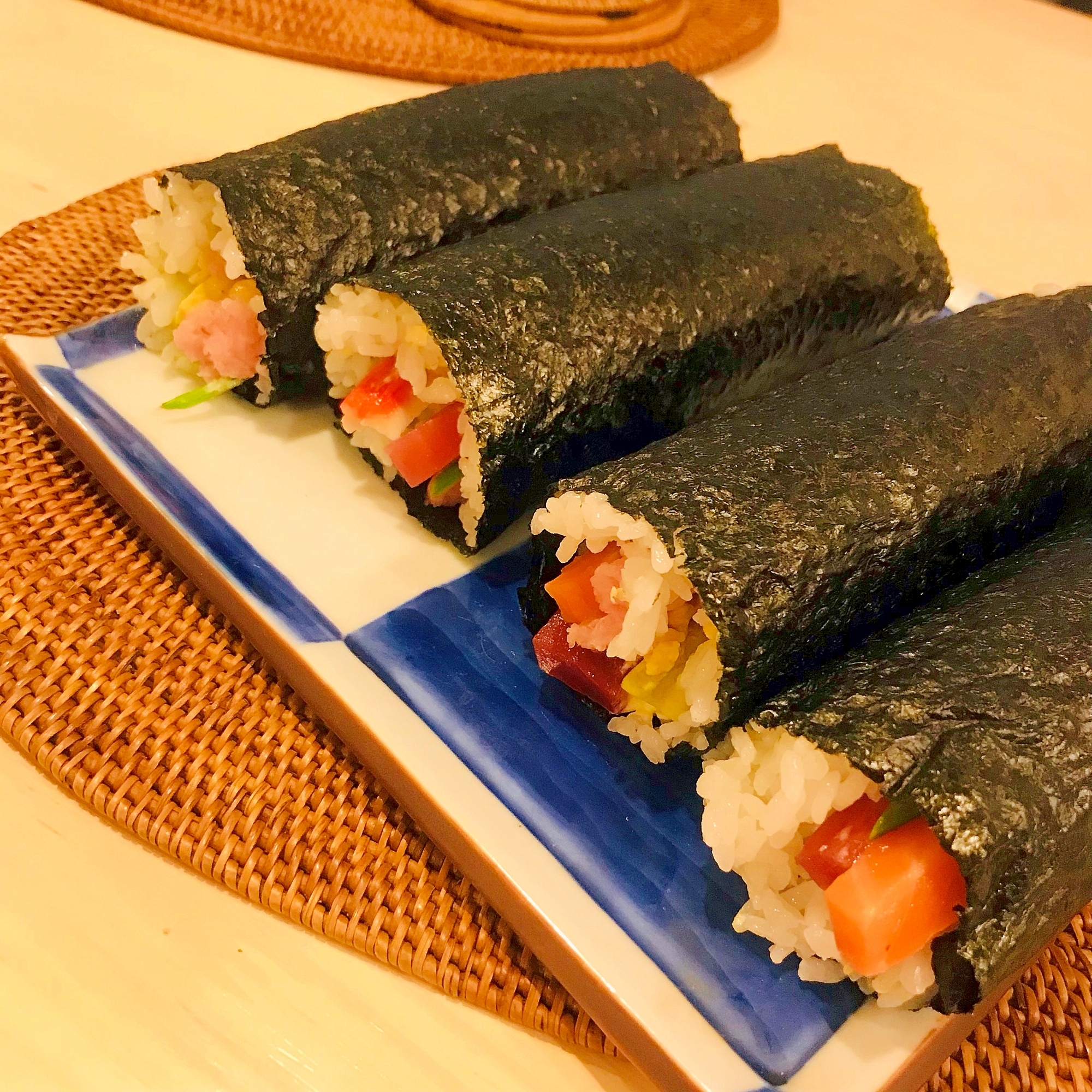 ★節分★まぐろ&いか&サーモンの恵方巻き