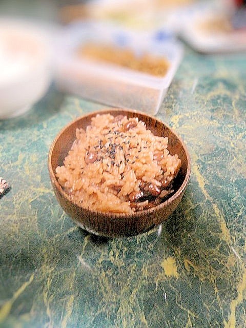 炊飯器で 簡単小豆おこわ レシピ 作り方 By すいかサマ 楽天レシピ