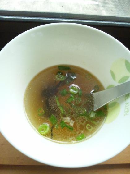 レンジで～カップ中華スープ～