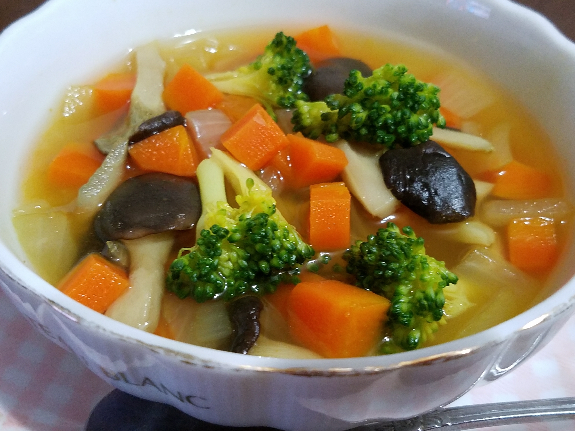 野菜カレースープ！シリコンスチーマーで簡単に！