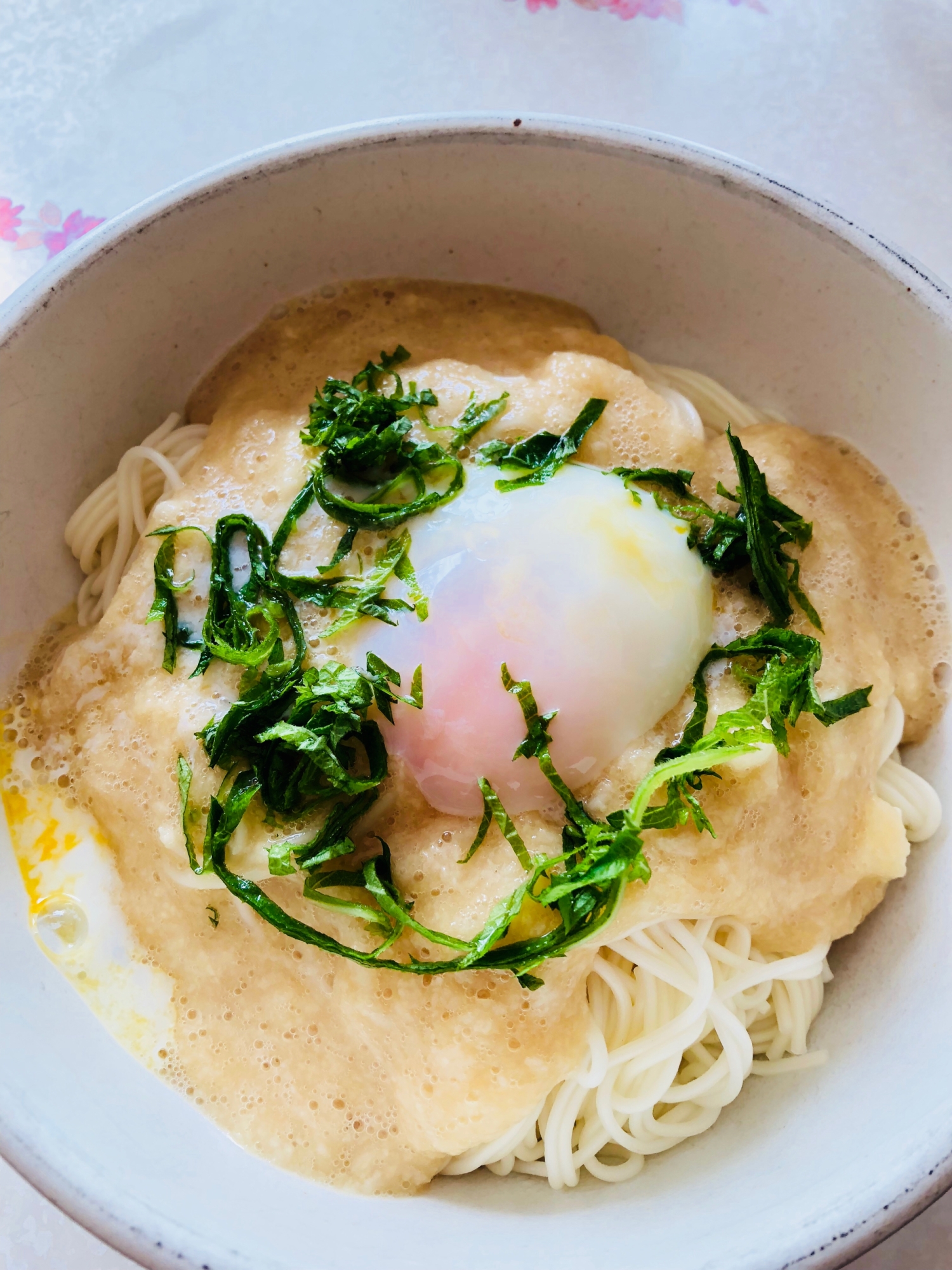 簡単とろろそうめん