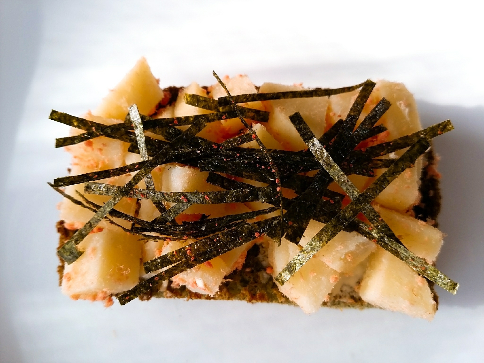鮭とサツマイモの海苔マヨネーズトースト