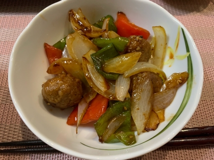 ご飯が進む！肉団子と野菜の甘酢あんかけ