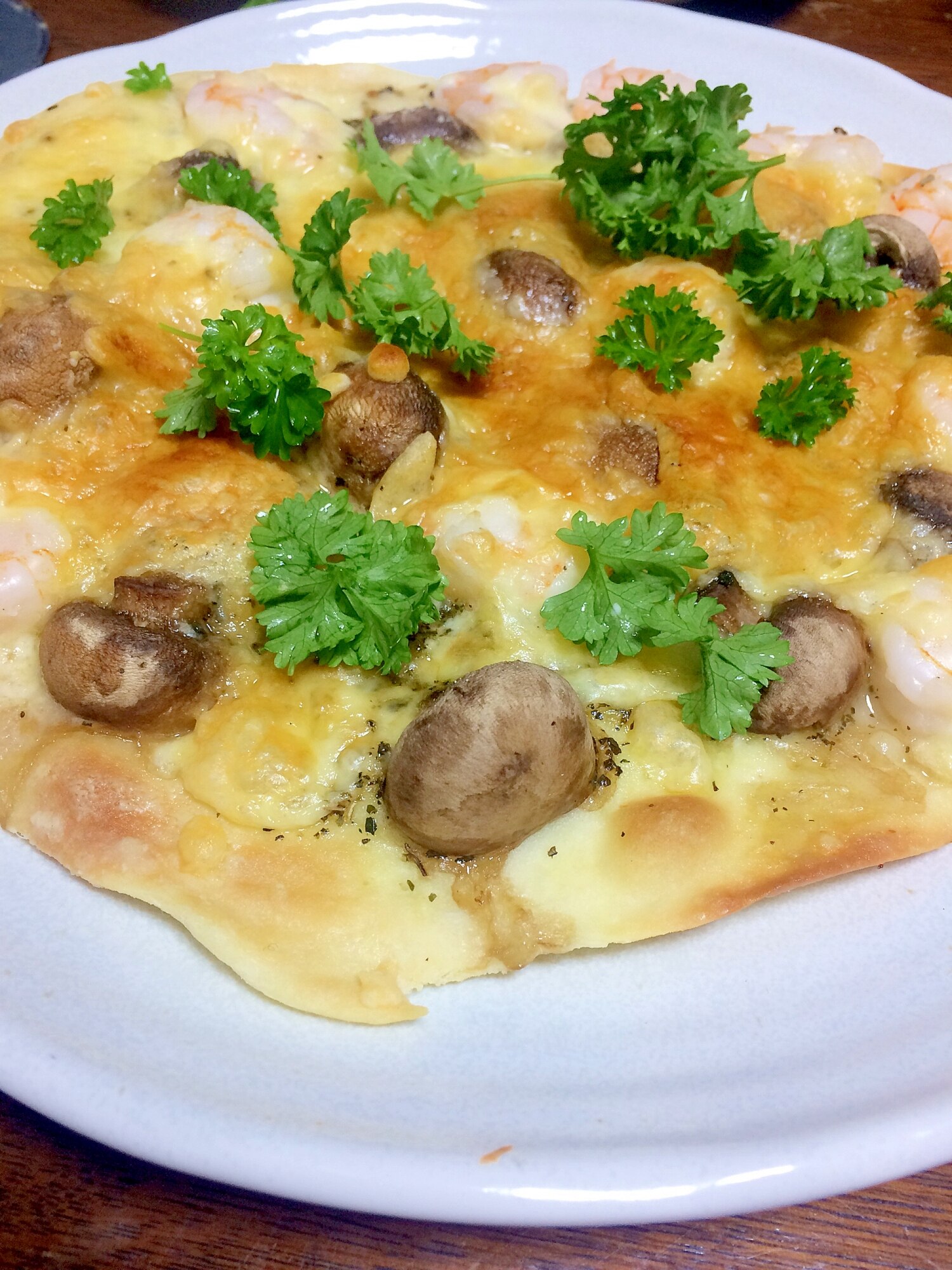 ポートベローマッシュルームピザのレシピ