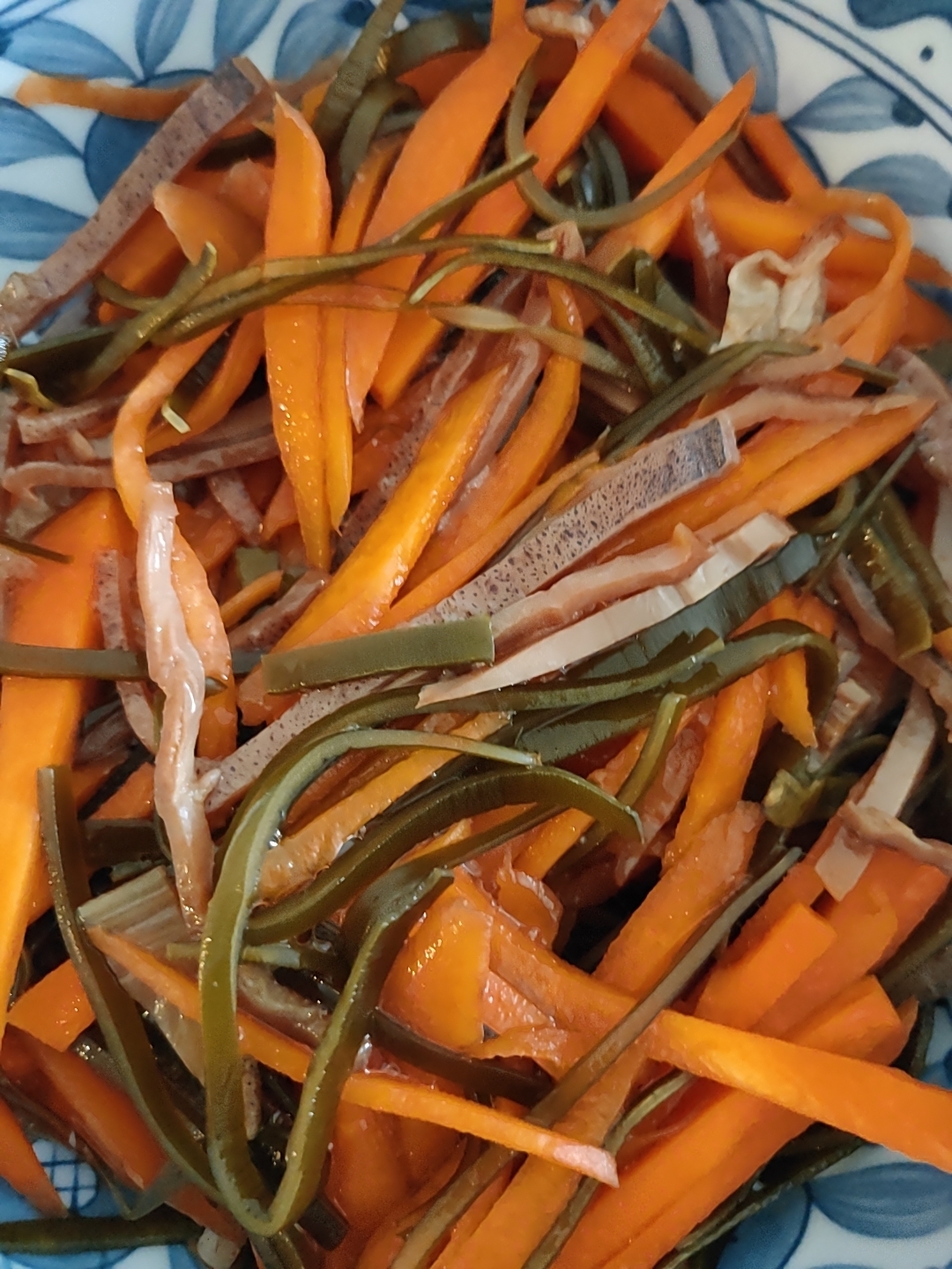 あっさり味の松前漬け