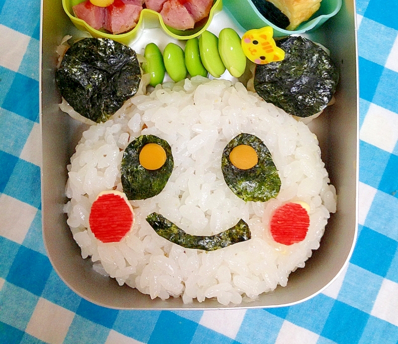 幼稚園弁当に パンダ君を作ろう レシピ 作り方 By Thank You Good Bye 楽天レシピ