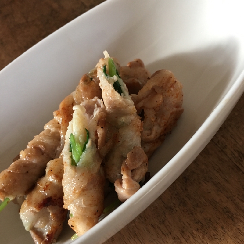 豚肉のえのき 豆苗巻き レシピ 作り方 By Mayu 12 楽天レシピ 豚肉のえのき 豆苗巻き レシピ 作り方 By Mayu 12 楽天レシピ