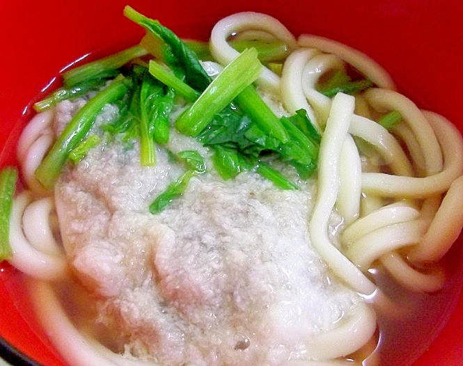 ふわふわとろろ♪あったか♪うどん