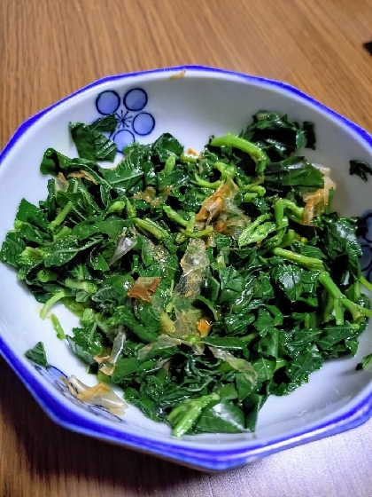 ご飯にかけるモロヘイヤ☆