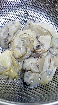 牡蠣の下処理法