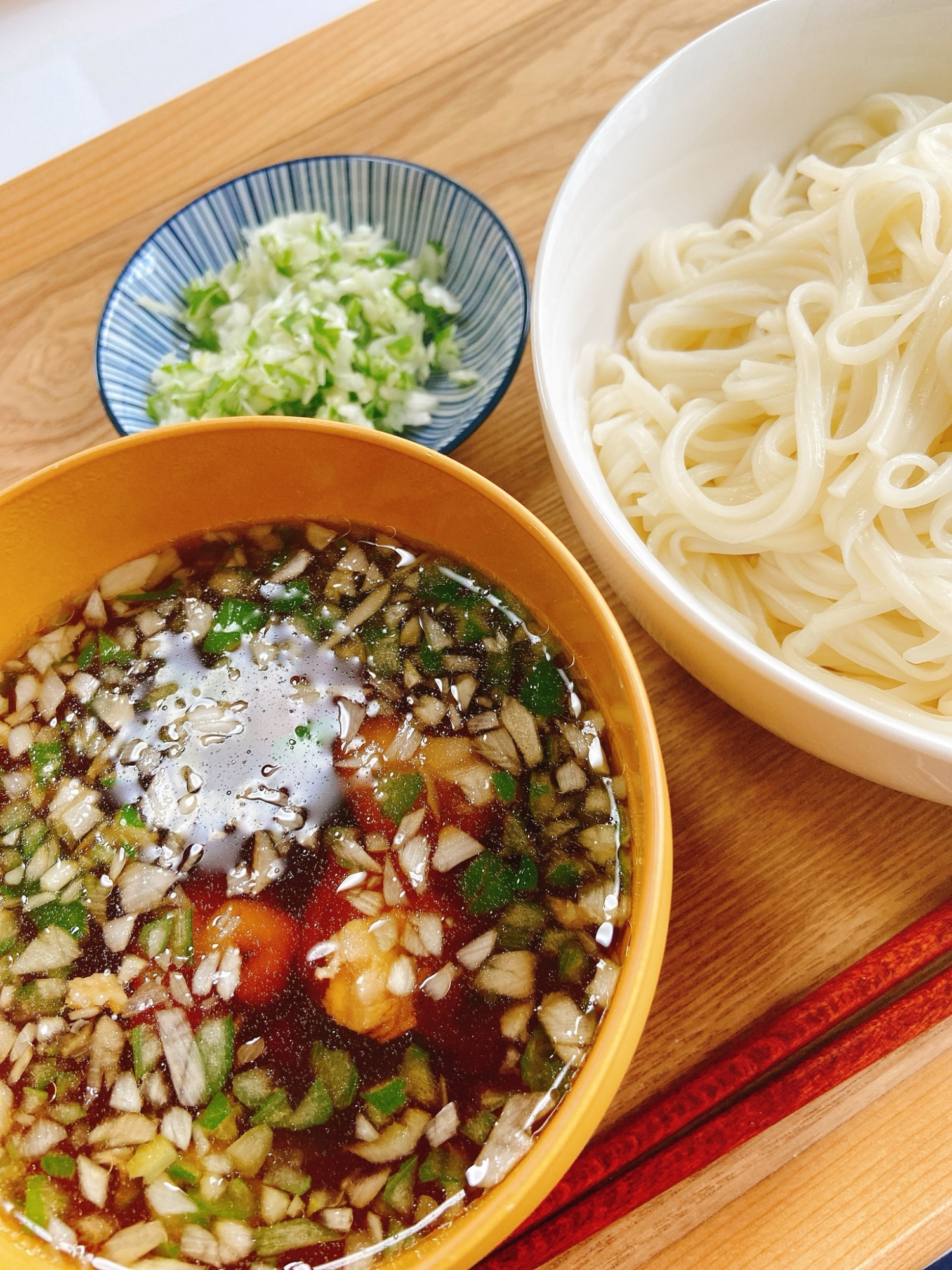 うどんとよく合う 鶏ももと長ネギのつけだれ レシピ 作り方 By かおり 節約中主婦 楽天レシピ