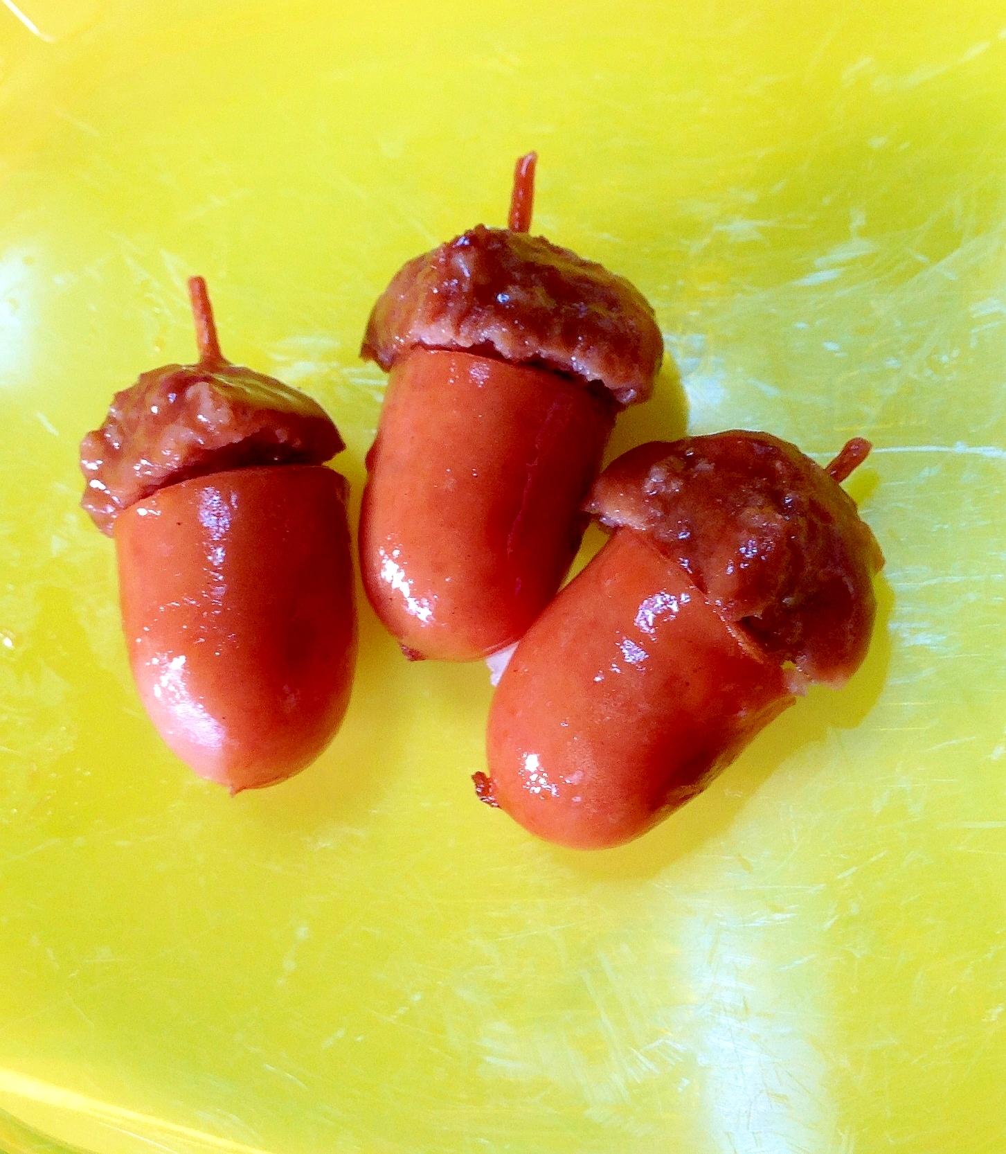 簡単！可愛いおかず！お弁当！どんぐり！キャラ弁当