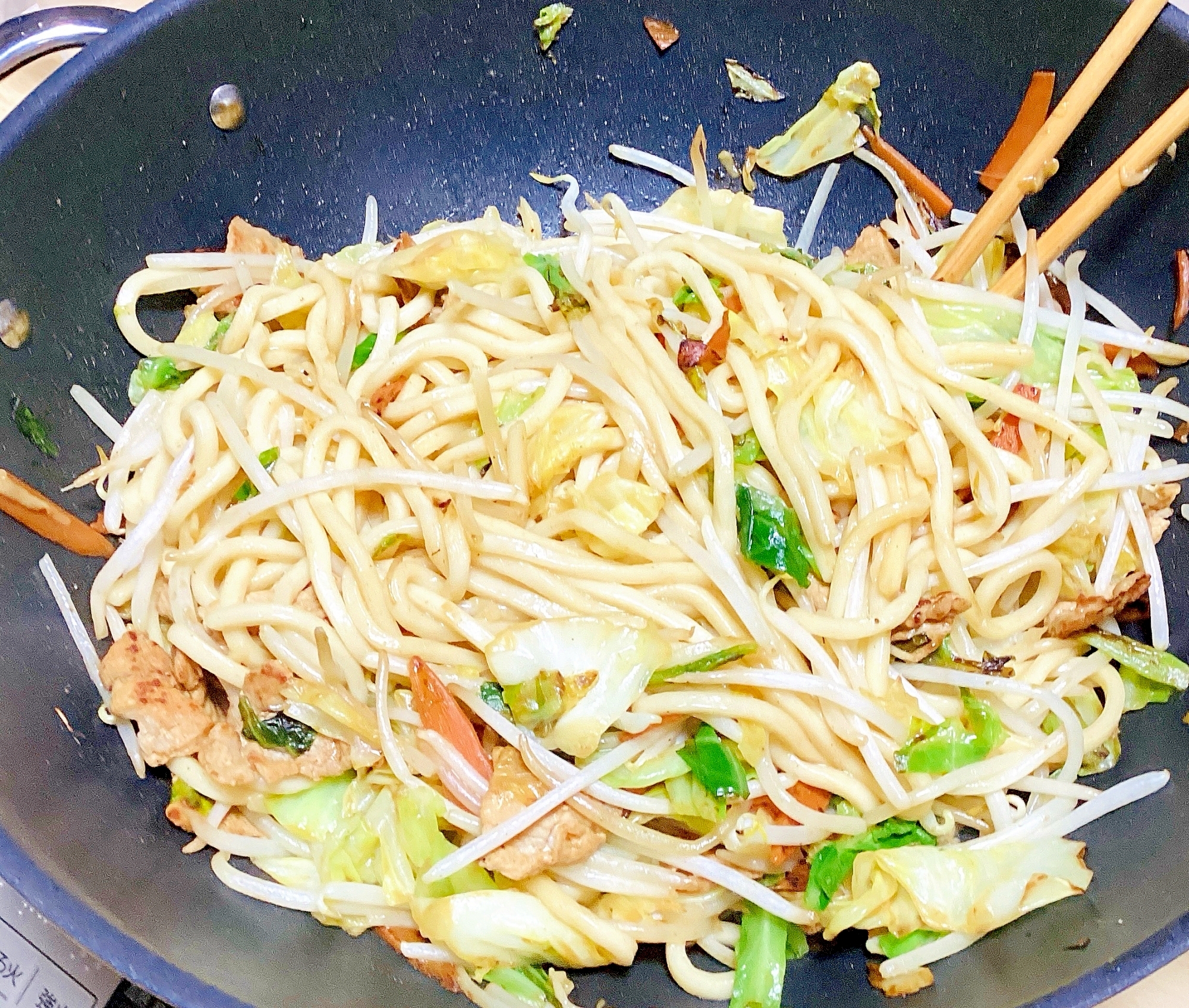 節約！和風焼きうどん