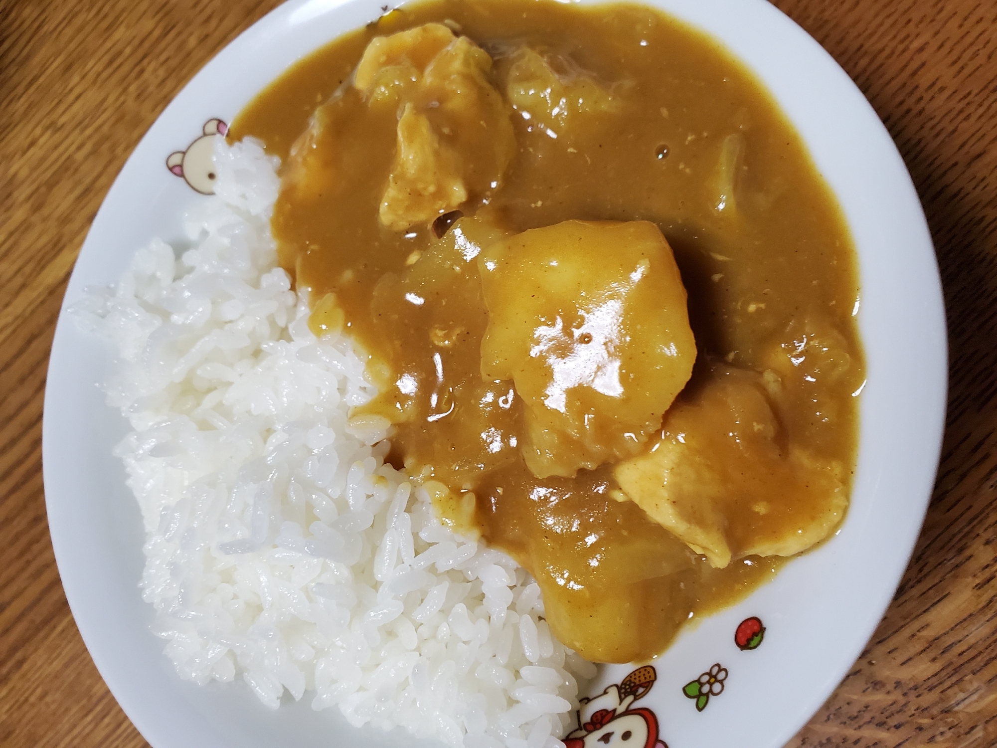 白菜じゃがいもむね肉カレー