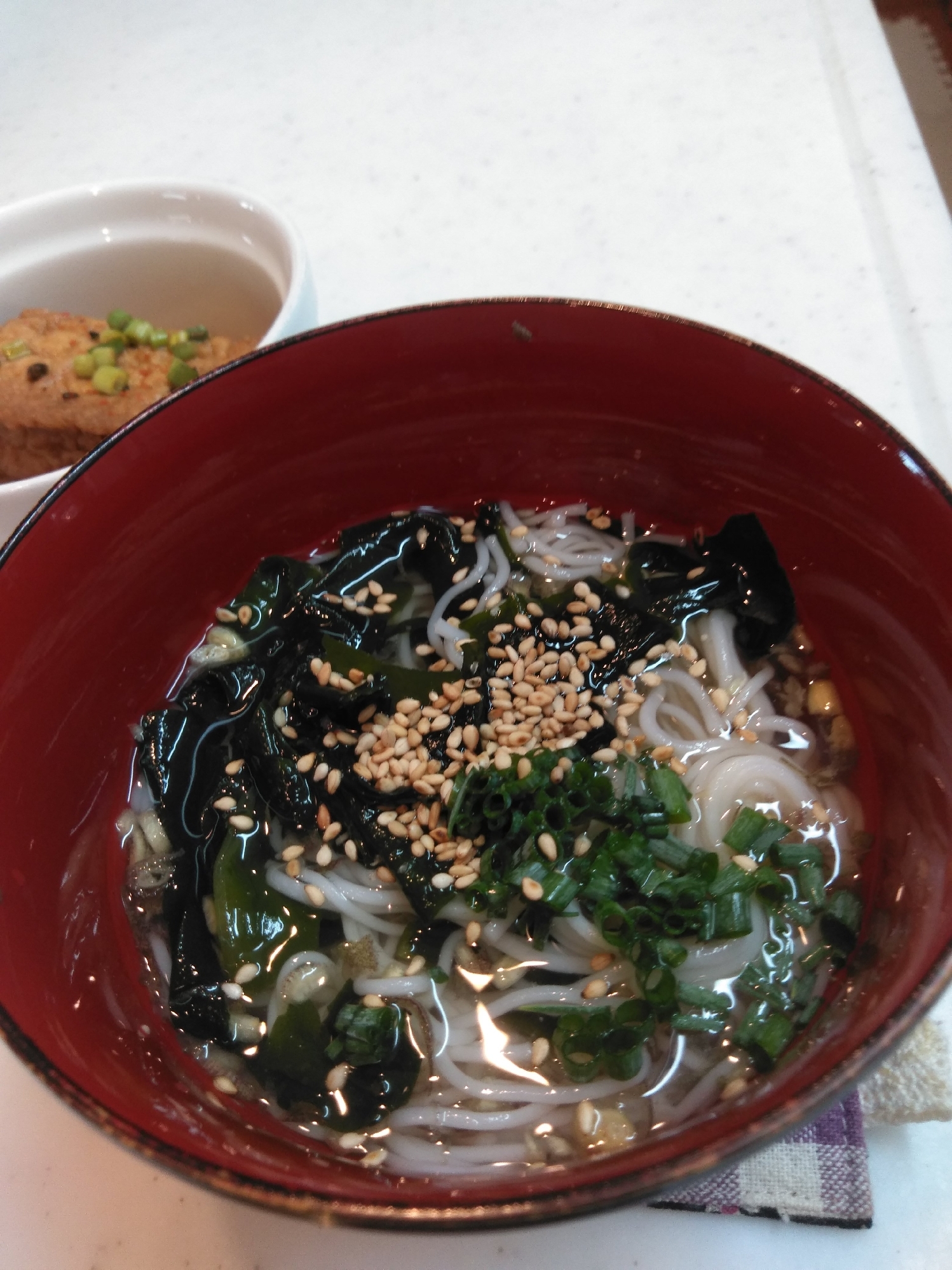 夏の朝食&ランチ！そうめんの冷たいすまし汁