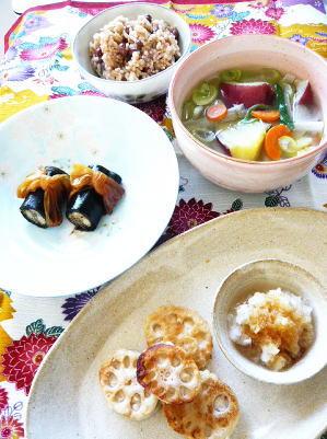 辛子レンコンの、鶏と卯の花のはさみ揚げ