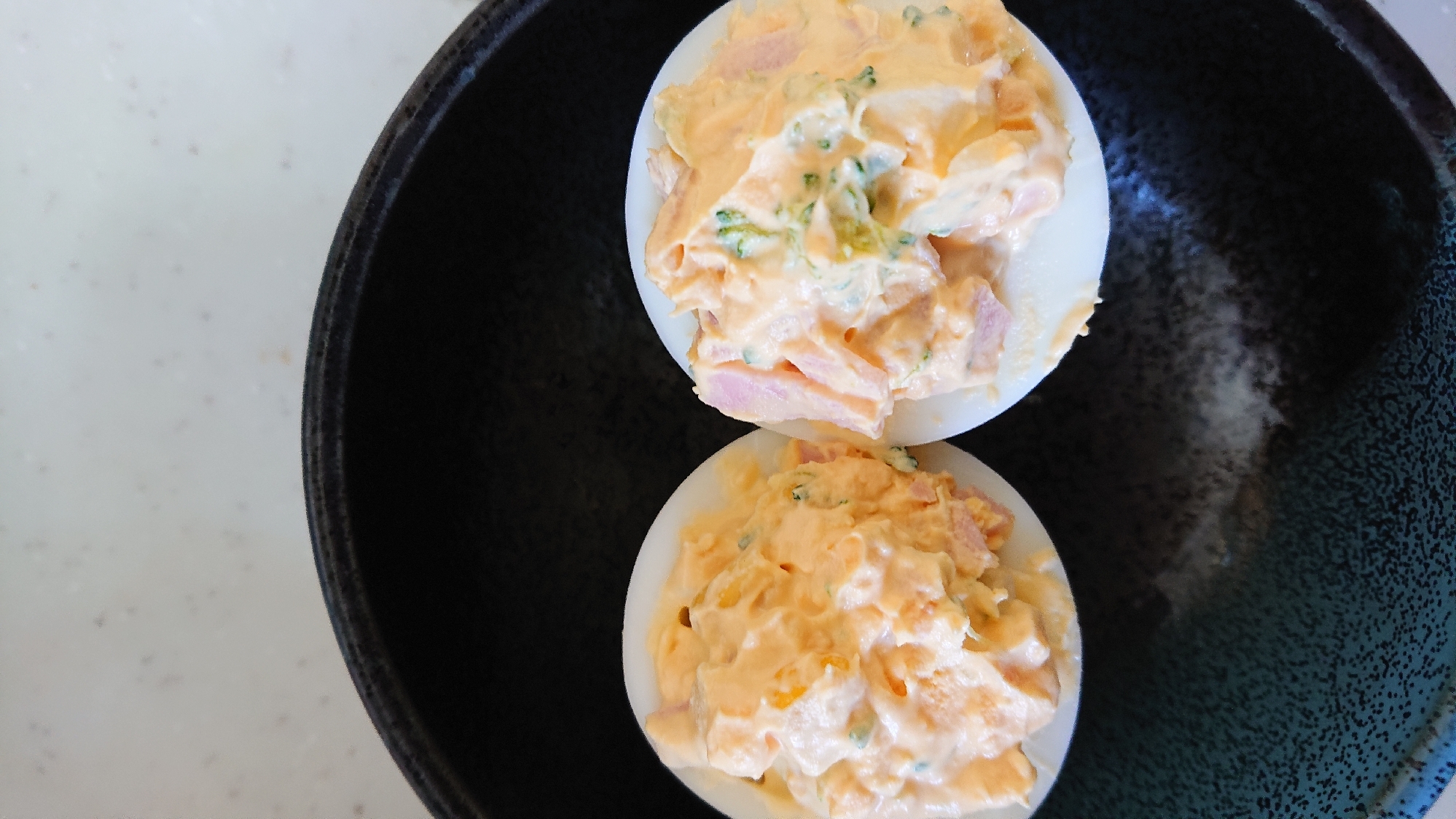 お弁当にピッタリ！かわいい☆ゆで卵サラダ