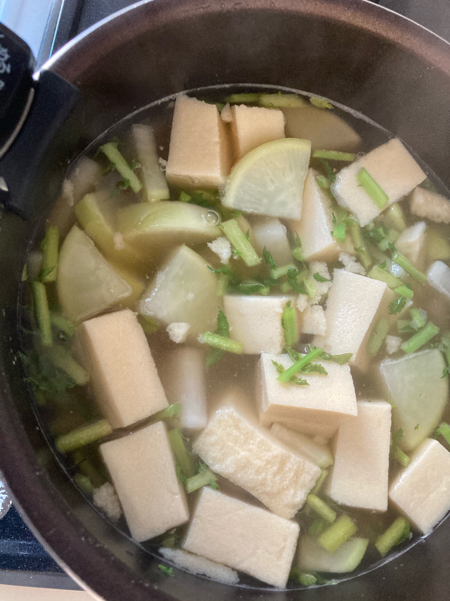 大根と高野豆腐スープ