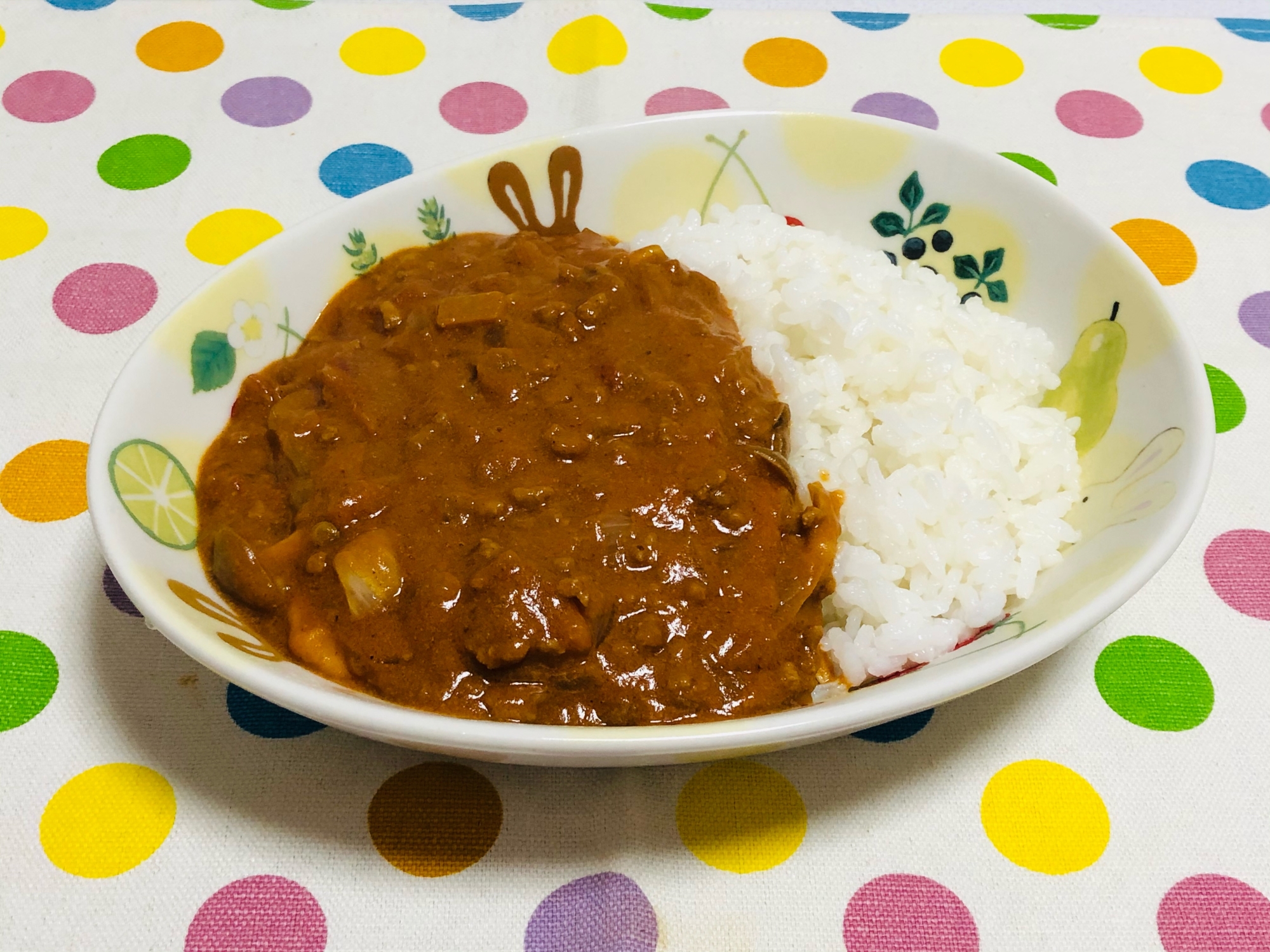 ひき肉のトマトカレー