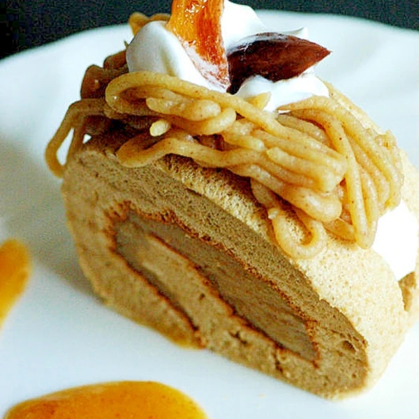 芋と柿クリームのモンブランロール レシピ 作り方 By Minori Rio 楽天レシピ 芋と柿クリームのモンブランロール レシピ 作り方 By Minori Rio 楽天レシピ