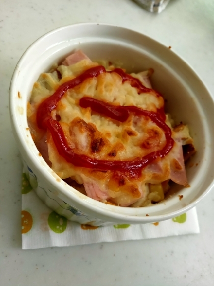 サンドイッチを作ったら！食パン耳deチーズ焼き♪