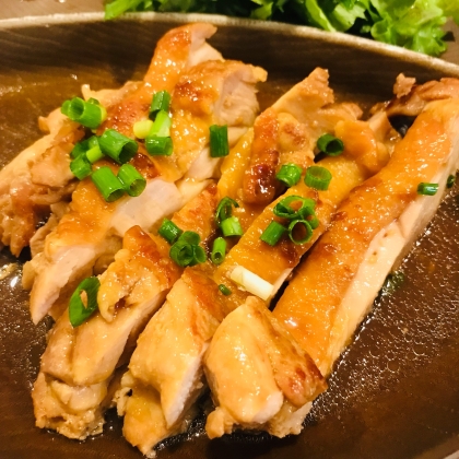 漬け込んで焼くだけでOK！韓国風の鶏の照り焼き♪