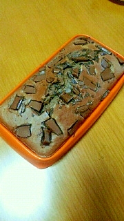 HMで簡単！豆乳ココアケーキ