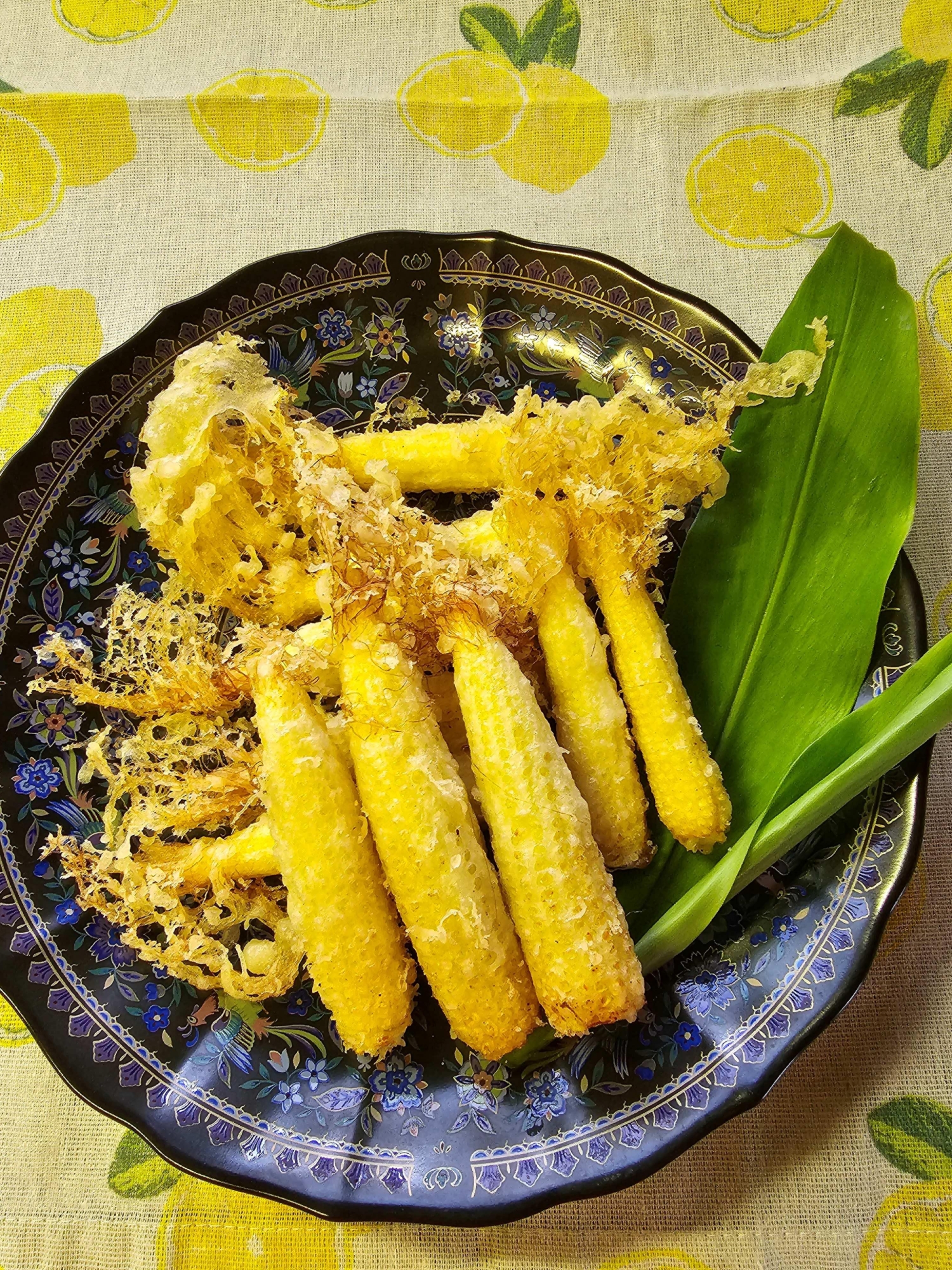 サクサク食感　ヤングコーンの天ぷら