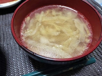 味付けは塩のみ★キャベツとベーコンのスープ