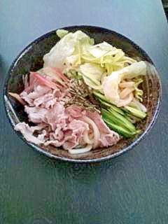 冷しゃぶ冷やしうどん