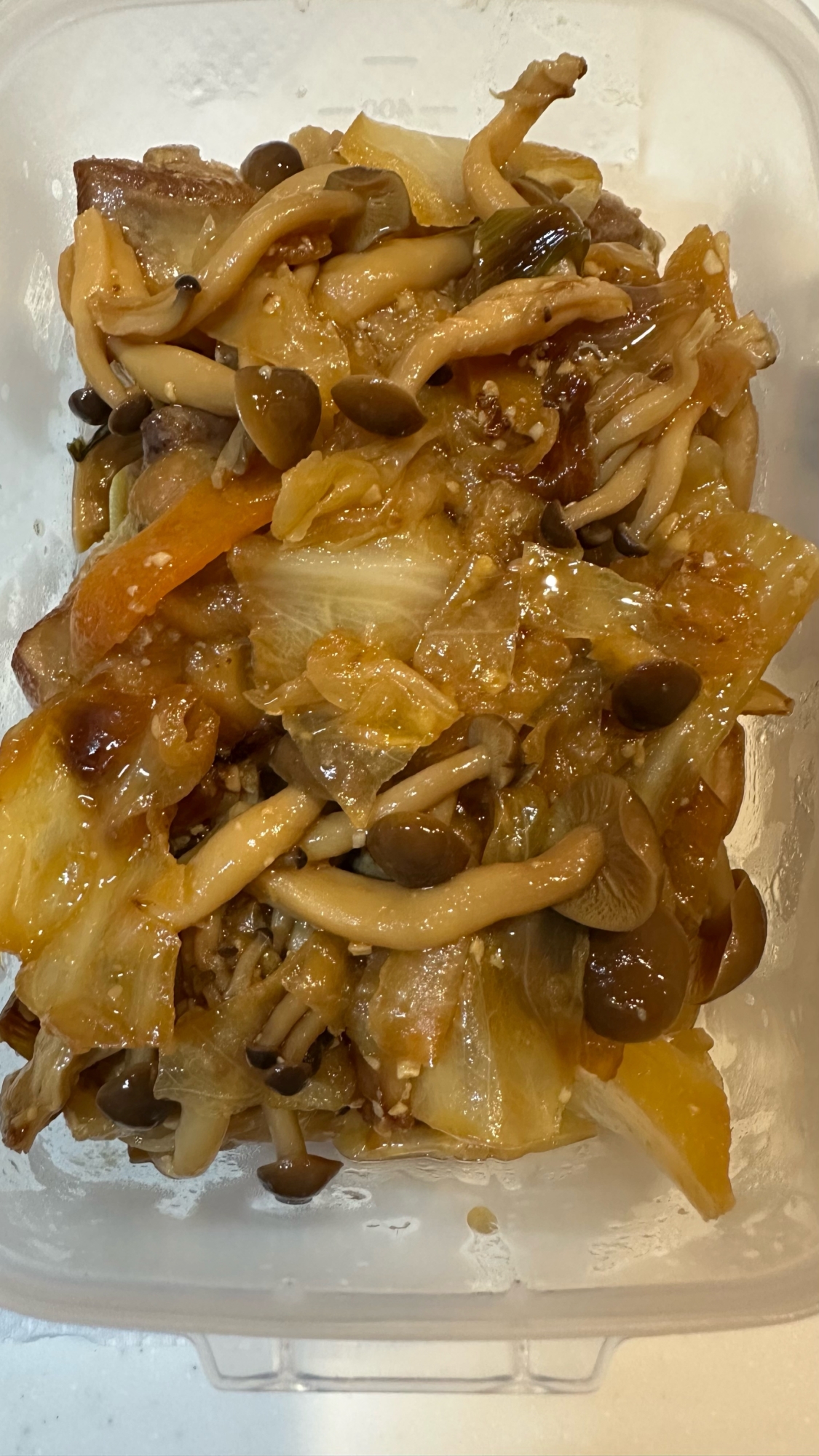 圧力鍋⭐味噌マヨ肉野菜炒め