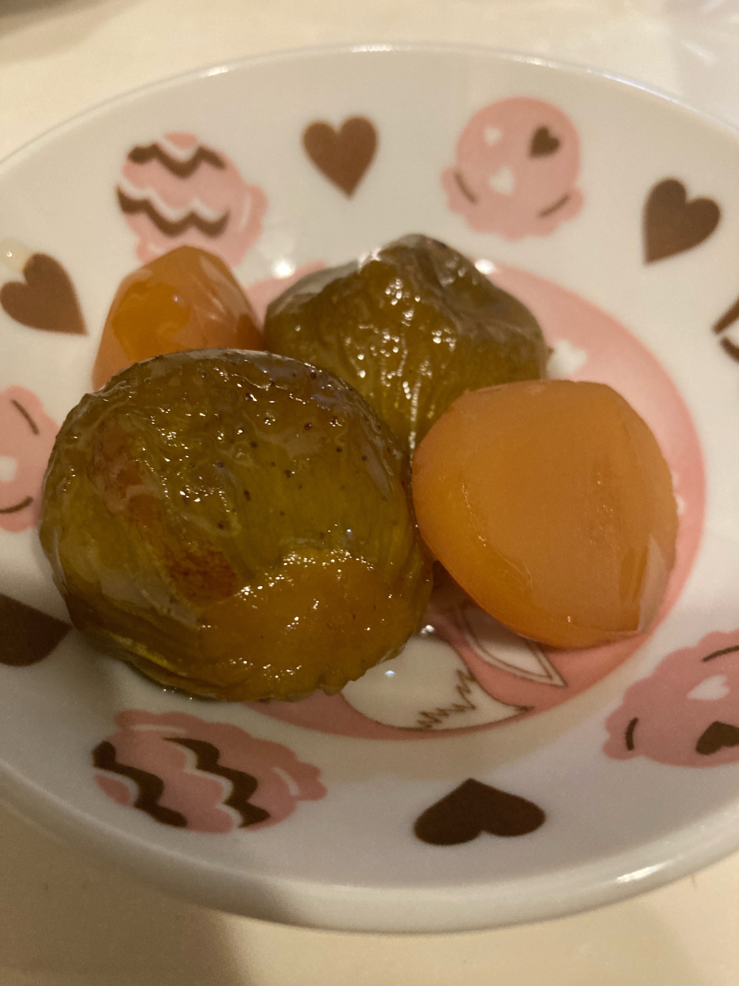 炊飯器で簡単☆栗入りいちじくの甘露煮♪