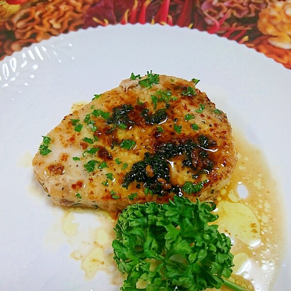 パセリバターたっぷり カジキマグロのムニエル レシピ 作り方 By ビッグさん 楽天レシピ パセリバターたっぷり カジキマグロのムニエル レシピ 作り方 By ビッグさん 楽天レシピ